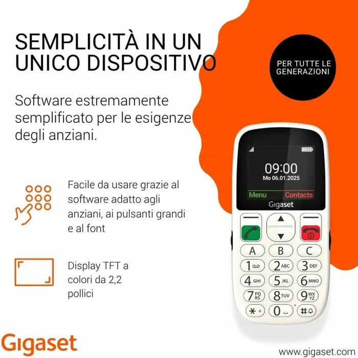 Smartphone Gigaset S30853-H1230-R103 2,2’’ 32 MB RAM White - Електроника Телефони и таблети<<<Компютри|