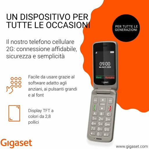 Smartphone Gigaset S30853-H1231-R102 2,8’’ Grey - Електроника Телефони и таблети<<<Компютри|