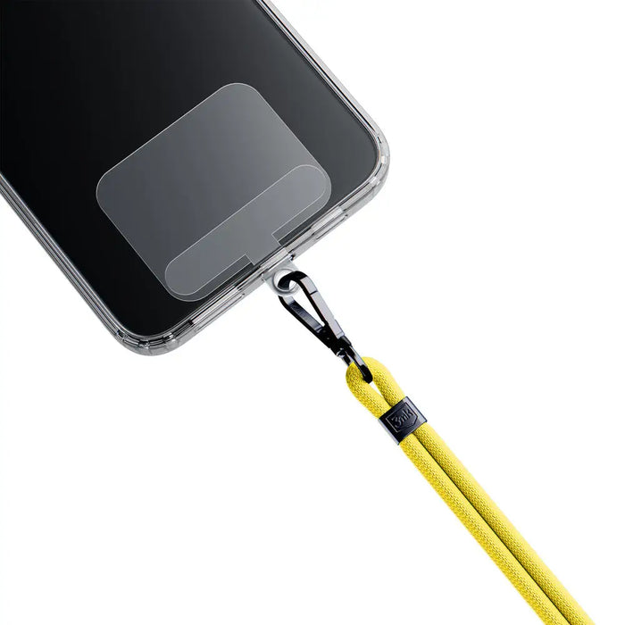 Smartphone Lanyard 3mk EasyClip - Yellow - *Kategoria tymczasowa<<<HurtelXML
