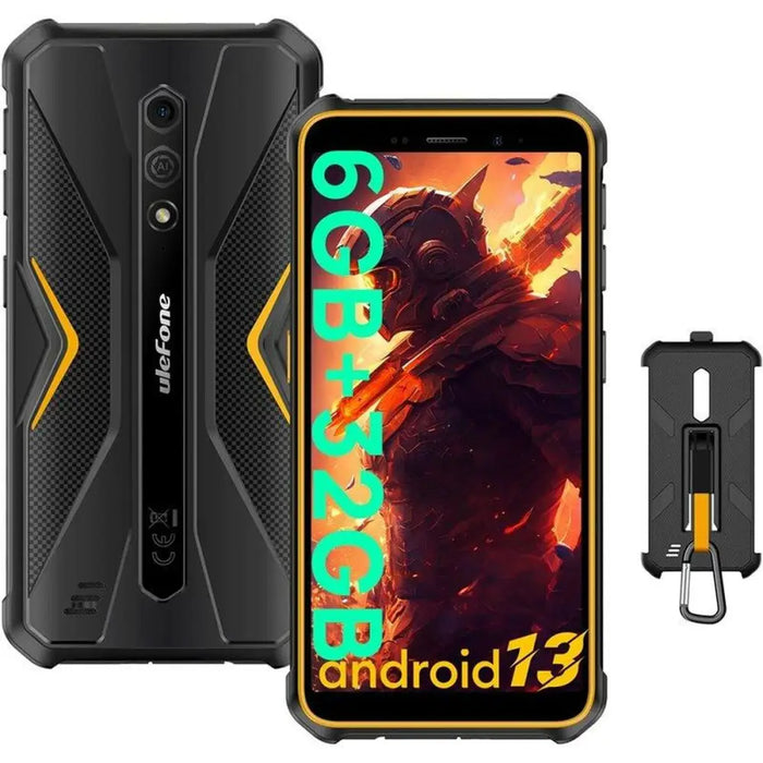Smartphone Ulefone Armor X12 5,45’’ 5.45’’ MediaTek Helio A22 4 GB RAM 3 GB RAM 32 GB Black Orange - Електроника