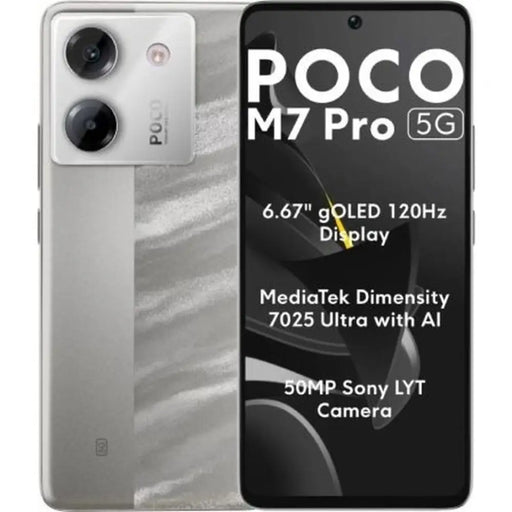Smartphone Xiaomi POCO M7P 5G 12-512 SV Octa Core 12 GB RAM 512 GB Silver - Електроника Телефони и таблети<<<Компютри|
