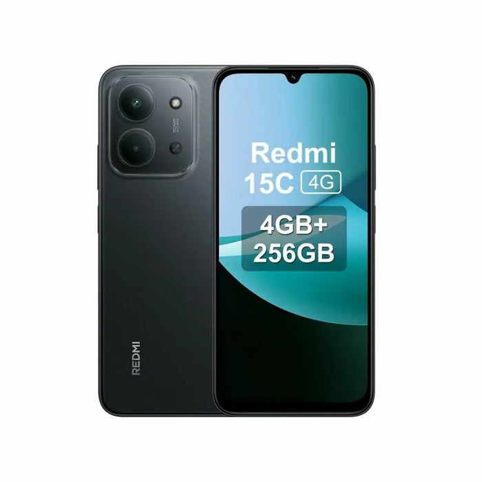 Smartphone Xiaomi REDMI 15C 4-256 BK 6,9’’ MEDIATEK HELIO G81-ULTRA 4 GB RAM 256 GB Black Midnight black - Мобилни