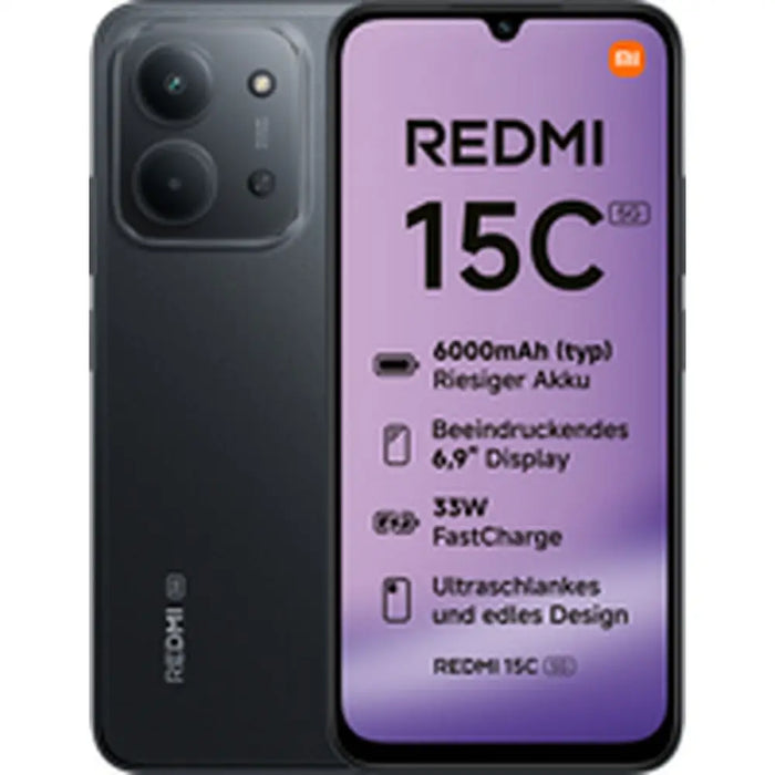 Smartphone Xiaomi Redmi 15C 6,9’’ Octa Core 4 GB RAM 128 GB Black - Електроника Телефони и таблети<<<Компютри|