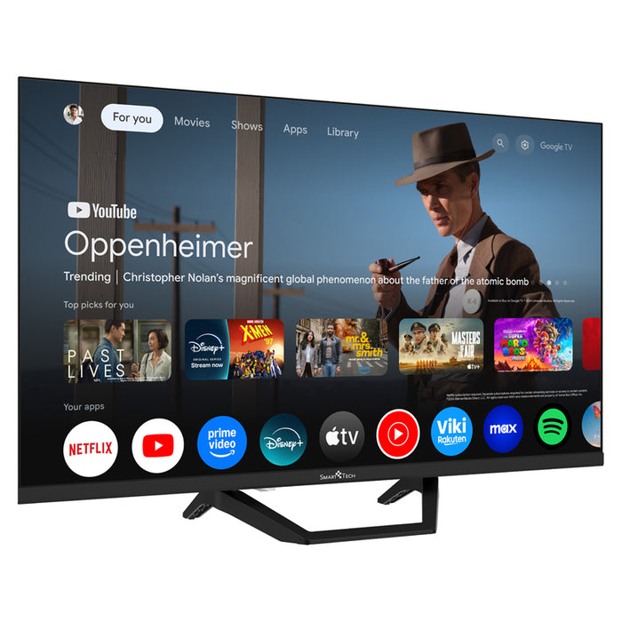 TV SMARTTECH 32QG01V2 QLED SMART TV, GOOGLE TV, 32.0 ", 80.0 cm