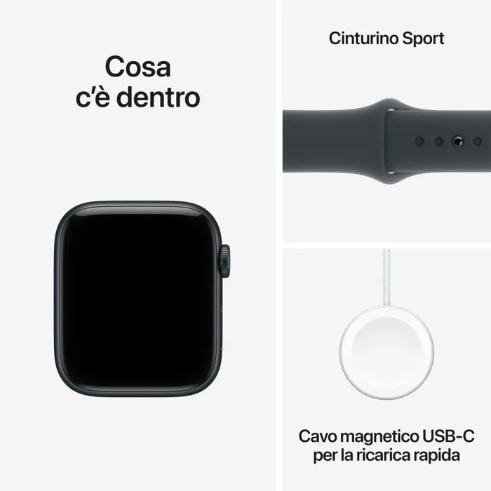 Smartwatch Apple MEHQ4QL/A Black Ø 44 mm - Електроника Телефони и таблети<<<Компютри|