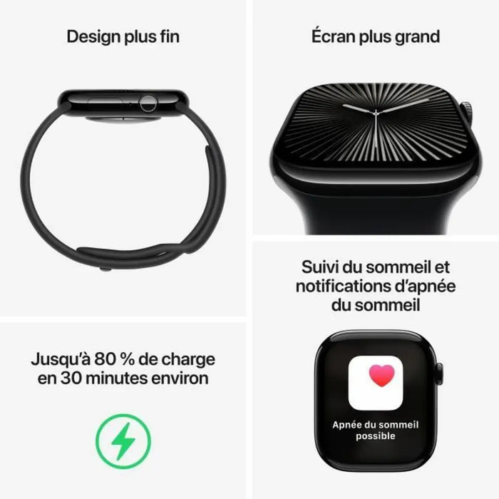 Smartwatch Apple Series 10 GPS Silver 1,96’’ 46 mm - Електроника Телефони и таблети<<<Компютри|