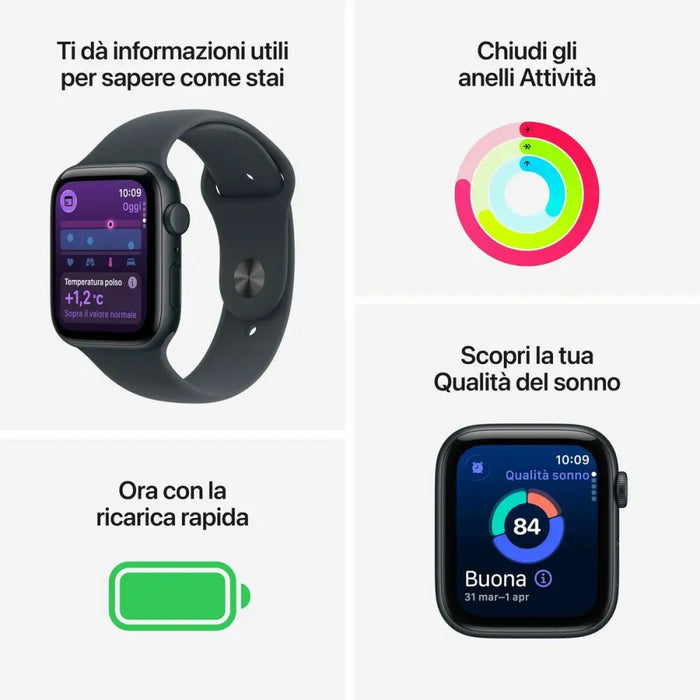 Smartwatch Apple Apple Watch SE3 Black 40 mm 1,78’’ Ø 40 mm - Електроника Телефони и таблети<<<Компютри|