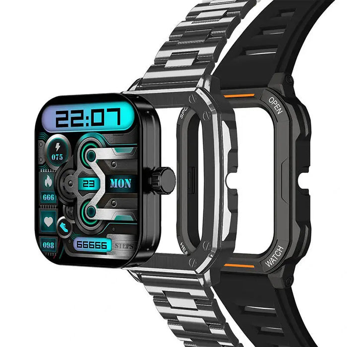Smartwatch Blitzwolf BW-GTC3 (Black/Black Steel) - Smartwatches<<<Smartwatches<<<InnproXML