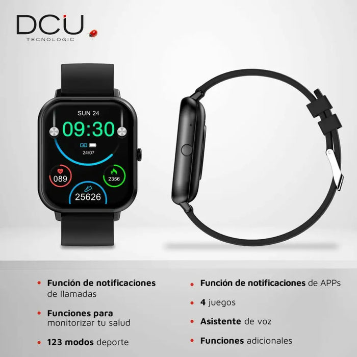 Smartwatch DCU CURVED GLASS PRO 1,83’’ Black - Електроника Телефони и таблети<<<Компютри|