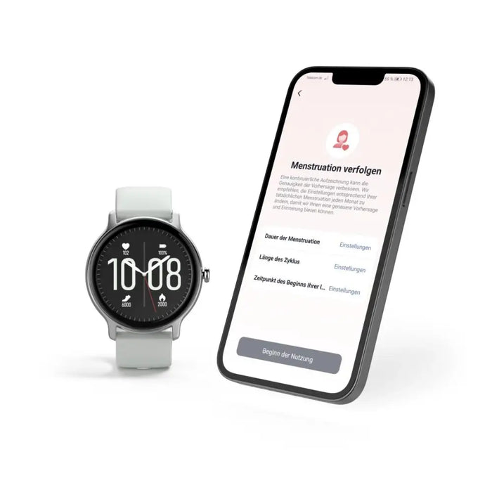 Smartwatch Hama Fit Watch 4910 Grey Silver - Смартчасовници<<<Мобилни телефони и аксесоари<<<ValiAPI&&&Спортни