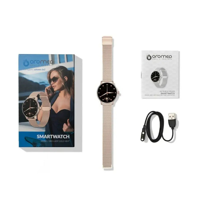 Smartwatch Oromed LADY GOLD NEXT Golden Yes 1,09’’ - Smartwatches<<<Електроника Телефони и таблети<<<Компютри|