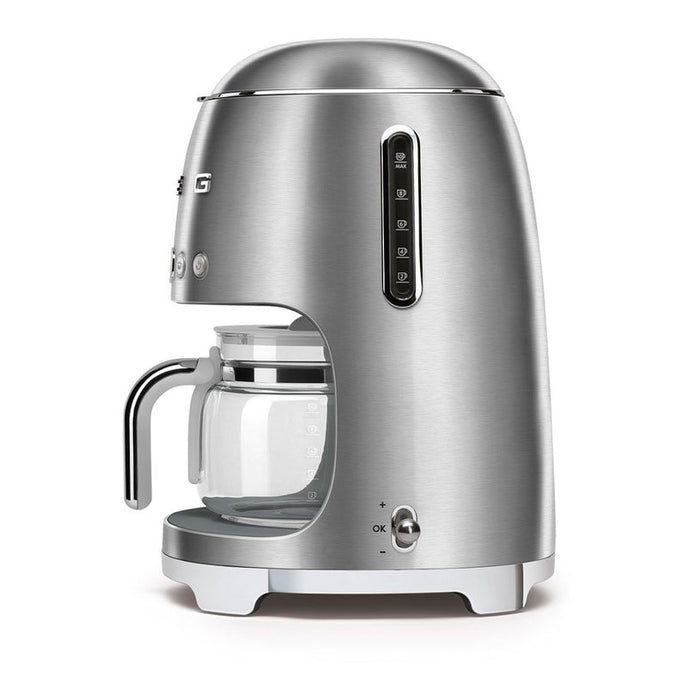 Coffee machine SMEG 50'S STYLE DCF02SSEU INOX GRAY, TIMER, 1050.00 W