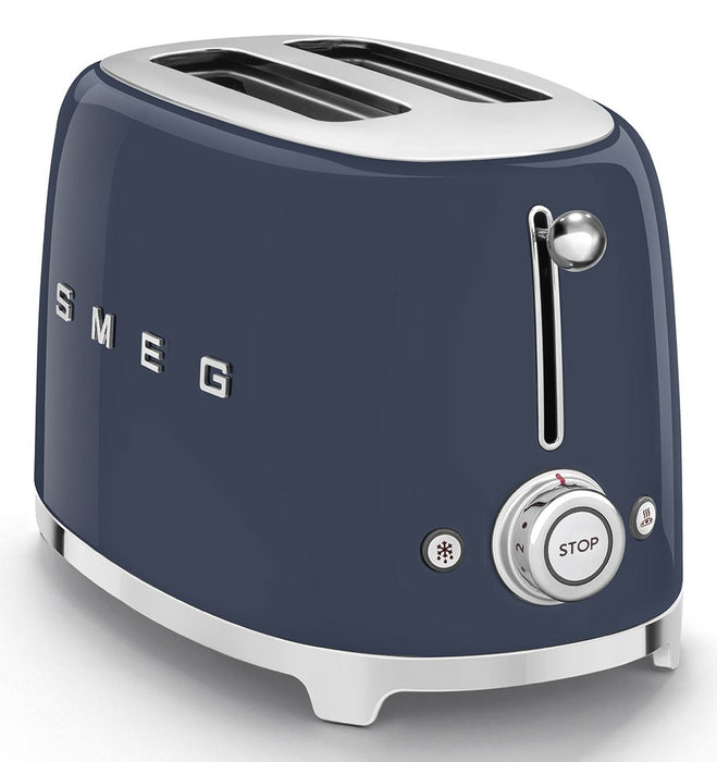 Smeg TSF01NBEU toaster 6 2 slice(s) 950 W Blue, Chrome