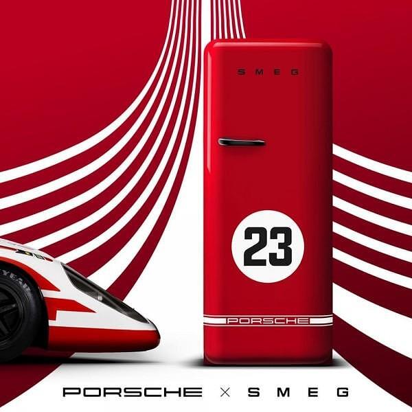 Fridge-freezer SMEG FAB28RDP9176, 270 l, C, Static, Red