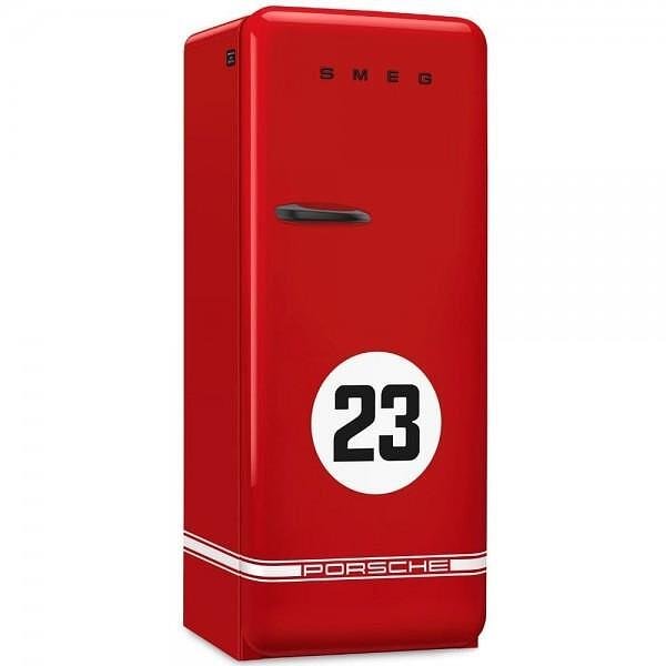 Fridge-freezer SMEG FAB28RDP9176, 270 l, C, Static, Red