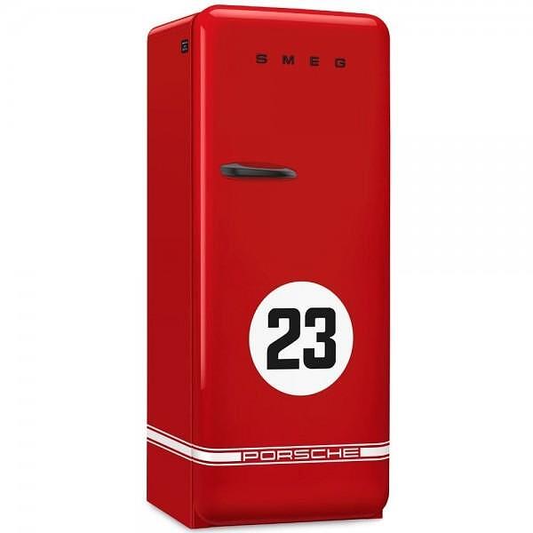 Fridge-freezer SMEG FAB28RDP9176, 270 l, C, Static, Red