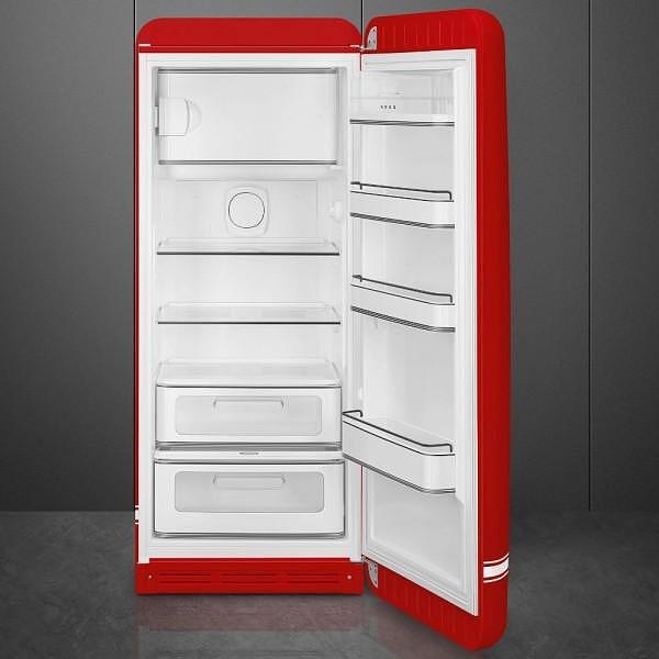 Fridge-freezer SMEG FAB28RDP9176, 270 l, C, Static, Red