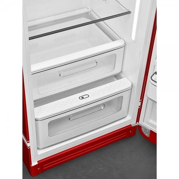 Fridge-freezer SMEG FAB28RDP9176, 270 l, C, Static, Red