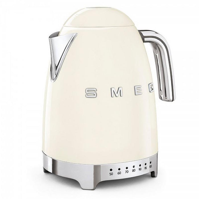 Electric kettle SMEG KLF04CREU, 2400 W, 1.7 L, Cream