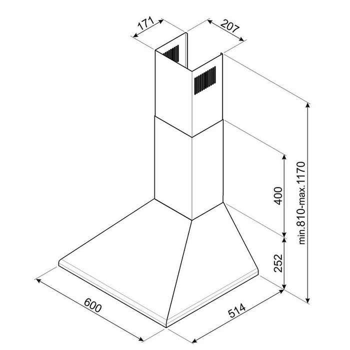 Built-in extractor SMEG KSED65PE