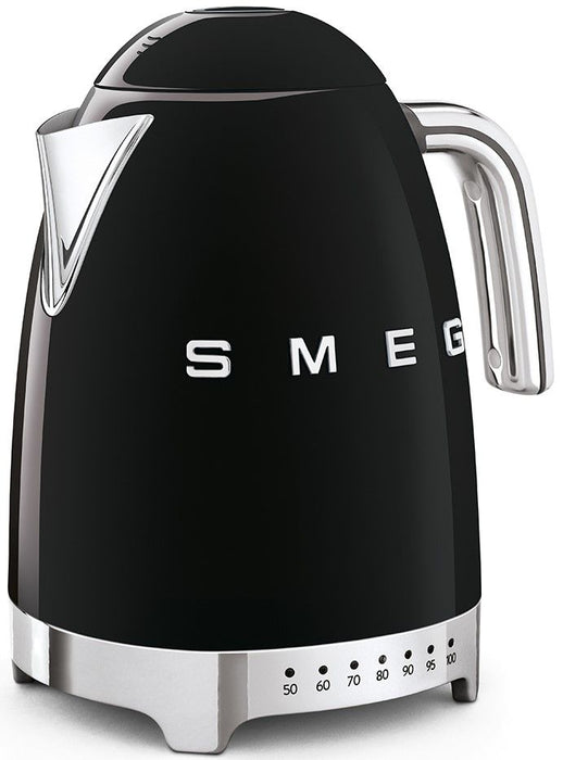 Electric kettle SMEG KLF04BLEU, 2400 W, 1.7 L, Black