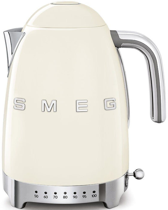 Electric kettle SMEG KLF04CREU, 2400 W, 1.7 L, Cream