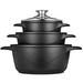Smile MGK-18 soup pot Black Aluminium - Non-electric pots / pansAGD-GAR<<<Home Appliance - ProductsAGD<<<ActionPL
