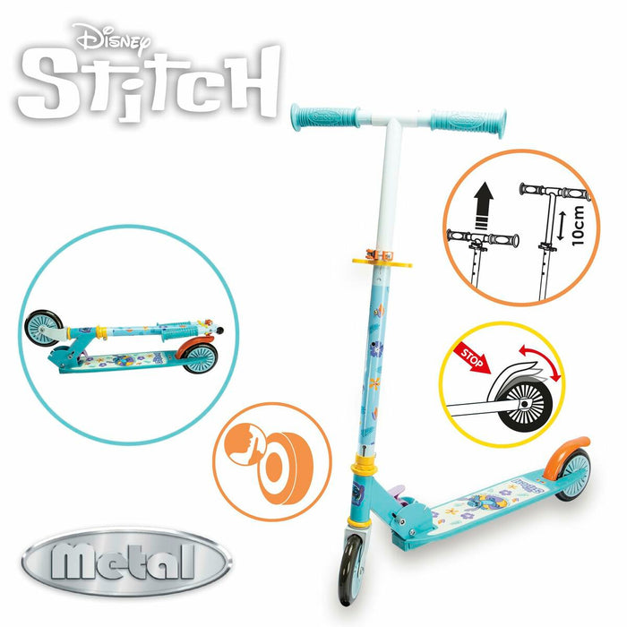 Scooter Smoby Stitch 2R Blue Metal Plastic