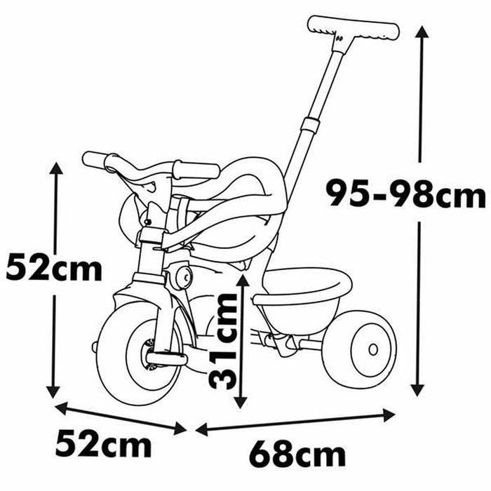 Tricycle Smoby Be Move Confort Pink