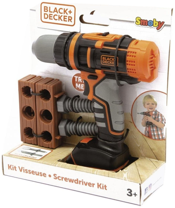 Toy drill Smoby Black + Decker