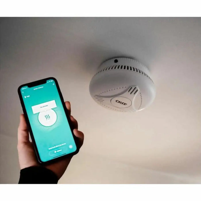 Smoke Detector Calex Wi-Fi 2.4 GHz - Сигурност Удома<<<Дом Градина<<<BigBuy&&&Системи за сигурност<<<Сигурност