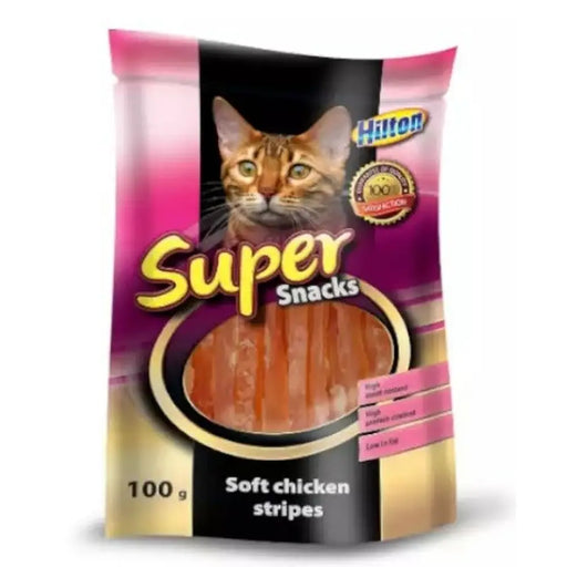 Snack for Cats Hilton Soft chicken stripes Chicken 100 g - Хранене на домашни любимци<<<Домашни Животни<<<Дом
