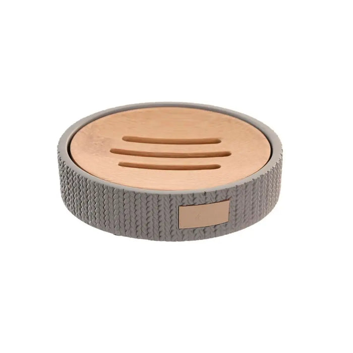 Soap dish DKD Home Decor 11 x 11 x 2,5 cm Grey Cement - Баня<<<Дом Градина<<<BigBuy&&&Аксесоари и кранчета<<<Баня<<<Дом