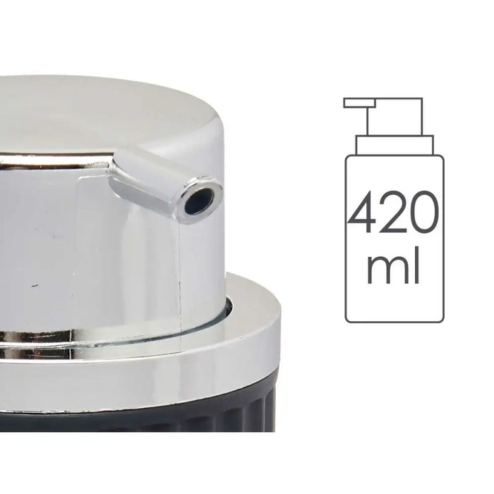 Soap Dispenser Berilo Anthracite Plastic 420 ml 7 x 14,5 x 8,5 cm (16 Units) - Баня<<<Дом Градина<<<BigBuy&&&Аксесоари