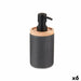 Soap Dispenser Berilo Black Wood Resin Plastic 9,5 x 18,5 x 7,8 cm (6 Units) - Баня<<<Дом Градина<<<BigBuy&&&Аксесоари