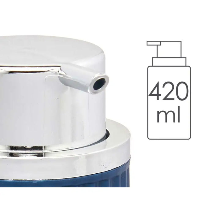 Soap Dispenser Berilo Blue Plastic 420 ml 7 x 14,5 x 8,5 cm (16 Units) - Баня<<<Дом Градина<<<BigBuy&&&Аксесоари и