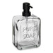 Soap Dispenser Berilo Pure Soap Black Crystal Plastic 570 ml 10 x 18 x 6 cm (6 Units) - Баня<<<Дом