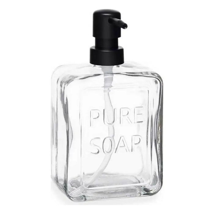Soap Dispenser Berilo Pure Soap Transparent Crystal Plastic 570 ml 10 x 18 x 6 cm (6 Units) - Баня<<<Дом