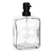 Soap Dispenser Berilo Pure Soap Transparent Crystal Plastic 570 ml 10 x 18 x 6 cm (6 Units) - Баня<<<Дом