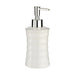 Soap Dispenser Berilo White Metal Ceramic Waves 260 ml (12 Units) - Баня<<<Дом Градина<<<BigBuy&&&Аксесоари и