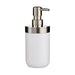 Soap Dispenser Berilo White Silver Plastic 350 ml 8 x 17 x 9 cm 9 x 17 x 8 cm (6 Units) - Баня<<<Дом