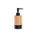 Soap Dispenser DKD Home Decor Black Natural Bamboo polypropylene - Баня<<<Дом Градина<<<BigBuy&&&Аксесоари и