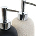 Soap Dispenser DKD Home Decor PVC Stoneware Scandinavian 8 x 8 x 18 cm (2 Units) - Баня<<<Дом