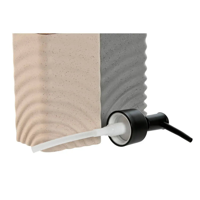 Soap Dispenser Home ESPRIT Black Grey Cream Bamboo Dolomite 320 ml (2 Units) - Баня<<<Дом Градина<<<BigBuy&&&Аксесоари