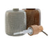 Soap Dispenser Home ESPRIT Brown Grey Polyethylene Stoneware 8,5 X 8,5 X 16 cm (2 Units) - Баня<<<Дом