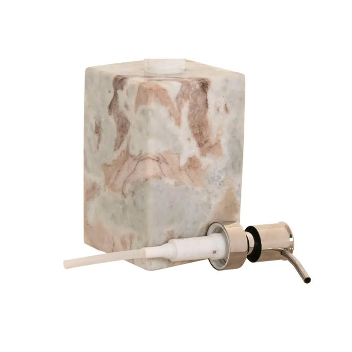 Soap Dispenser Home ESPRIT White Brown Marble Modern 7,5 x 7,5 x 18 cm - Баня<<<Дом Градина<<<BigBuy&&&Аксесоари и