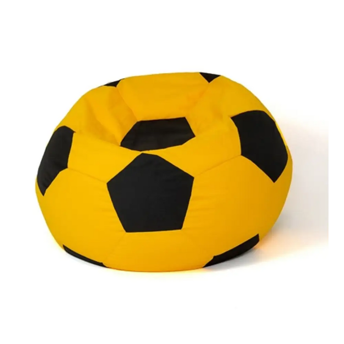 Soccer Sako bag pouffe yellow-black XL 120 cm - Poufs for children/youthPUF-DZI<<<Poufs and footrestsPUF<<<ActionPL
