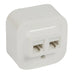SOCKET 2XRJ45 UTP CATEGORY 5E FOR OPEN MOUNTING FORIX LEGRAND - WHITE - Ключове контакти димери и