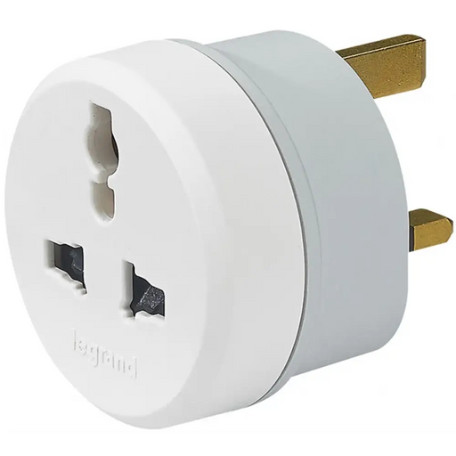 Socket adapter Legrand 50387 MULTI standard/UK 16A white - Адаптери<<<Аксесоари за телевизори<<<Аксесоари<<<TechMart