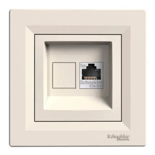 SOCKET COMPUTER RJ45 CAT 5E SCHNEIDER Asfora - Ключове и контакти<<<Електроматериали<<<Praktiker&&&Ключове и